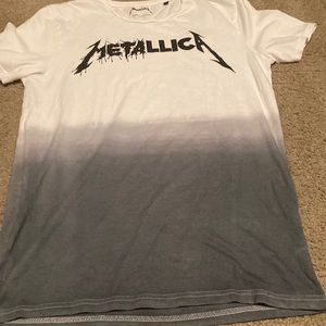 Metallic band t shirt
